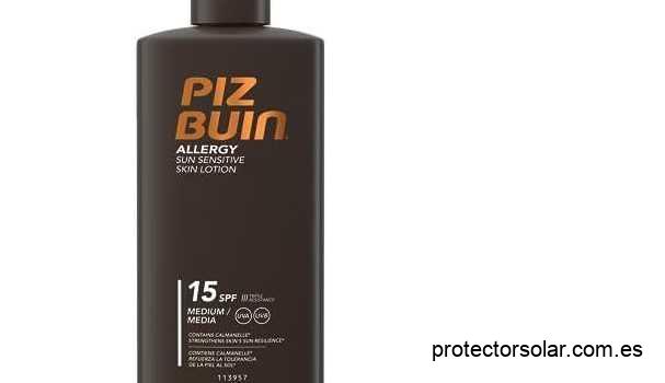 Opinión Piz Buin Allergy SPF 15: Protección media 1