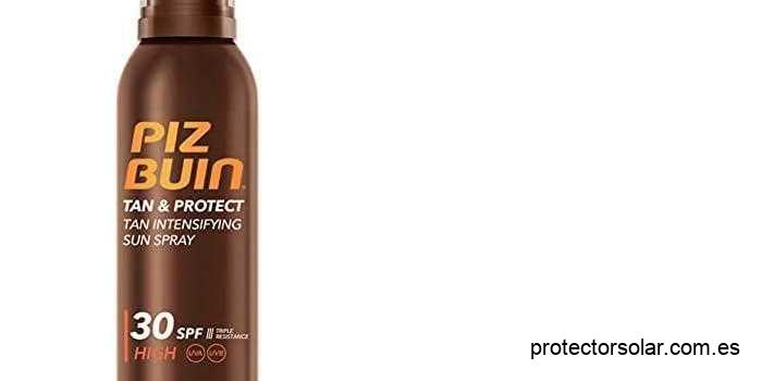 Opinión Spray Acelerador del Bronceado Tan & Protect PIZ BUIN SPF30